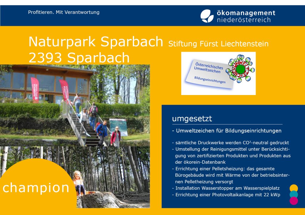Bild Naturpark Sparbach Champion